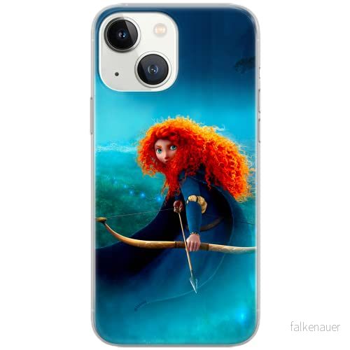 ERT GROUP mobiltelefonfodral för Iphone 13 MINI originalt och officiellt licensierat Disney mönster Merida 001 Vit optimalt anpassad till formen på mobiltelefonen, fodral tillverkad av TPU plast 5903932879230