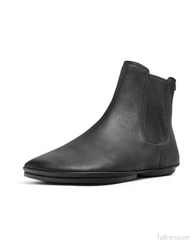 Camper Right NINA Stövletter schwarz, Storlek: 35, Schwarz Skinn och textil 8432936788301