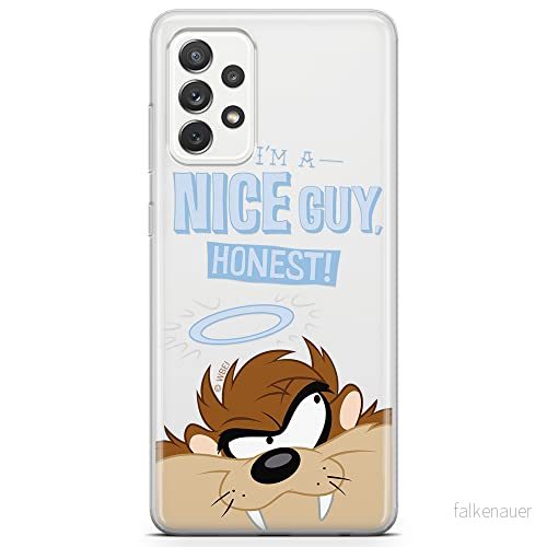 ERT GROUP mobiltelefonfodral för Samsung A72 5G originalt och officiellt licensierat Looney Tunes mönster Tasmanian 003 optimalt anpassad till formen på mobiltelefonen, gedeeltelijk transparant 5903040083079