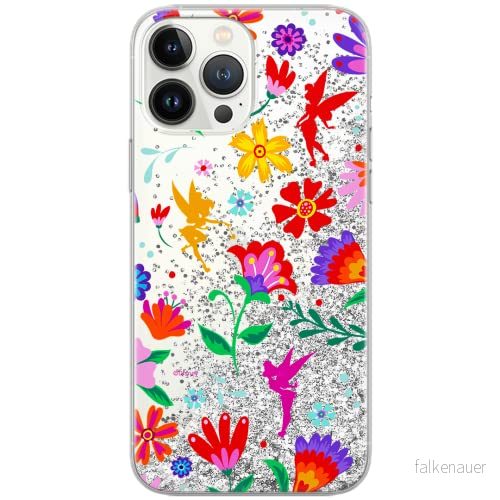 ERT GROUP mobiltelefonfodral för Apple Iphone 13 PRO originalt och officiellt licensierat Disney mönster Tinker Bell 001 Vit anpassad till formen på mobiltelefonen, med glitter overflow effekt 5904805761768