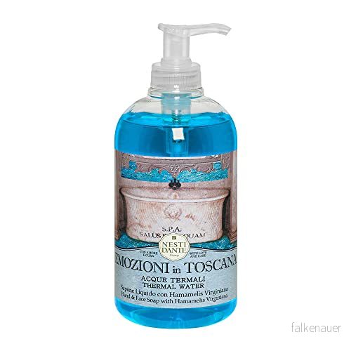 Nesti Dante Emozioni in Toscana Thermal Water (flytande tvål/flytande tvål 500 ml, unisex, lämplig för alla hudtyper) 661203 837524001127