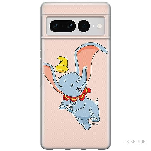 ERT GROUP mobiltelefonfodral för Google PIXEL 7 PRO originalt och officiellt licensierat Disney mönster Dumbo 015 optimalt anpassad till formen på mobiltelefonen, fodral tillverkad av TPU plast 5905795171575