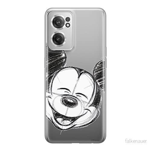 ERT GROUP mobiltelefonfodral för Oneplus NORD CE 2 originalt och officiellt licensierat Disney mönster Mickey 016 optimalt anpassad till formen på mobiltelefonen, gedeeltelijk transparant 5905511285234