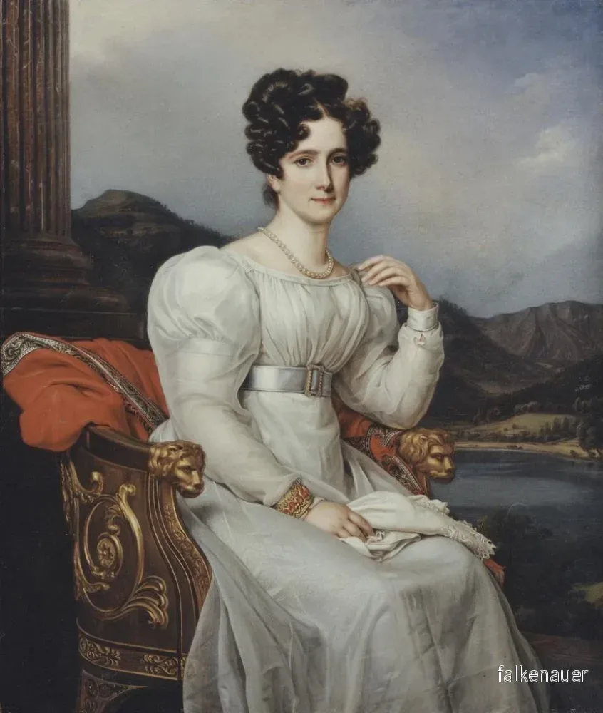 Målning Fredrika Dorotea Vilhelmina (1781 - 1826), drottning av Sverige - Joseph Karl Stieler | Konsttryck - Bild 2