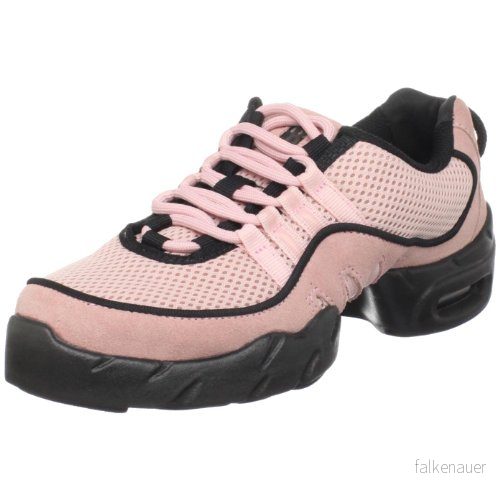Bloch kvinnors Boost DRT mocka och nät delad sula danssko, Rosa, 41 EU 688478645383