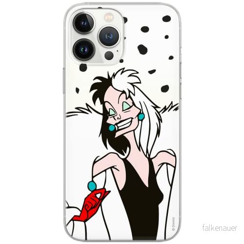 ERT GROUP mobiltelefonfodral för Samsung S21 PLUS originalt och officiellt licensierat Disney mönster Cruella 004 optimalt anpassad till formen på mobiltelefonen, gedeeltelijk transparant 5903932397734