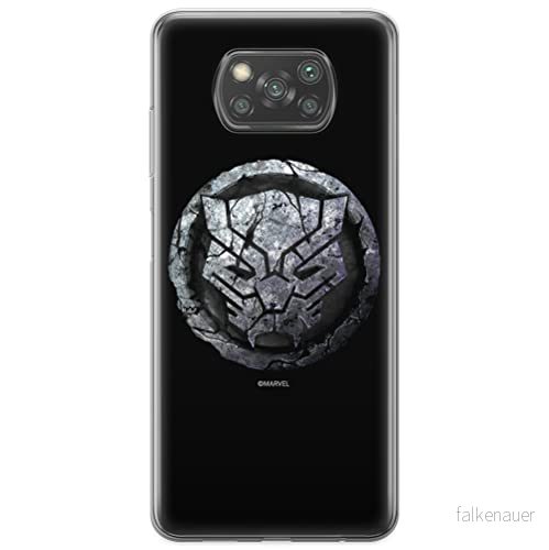 ERT GROUP mobiltelefonfodral för Xiaomi POCOPHONE X3 originalt och officiellt licensierat Marvel mönster Black Panther 013 anpassad till formen på mobiltelefonen, fodral tillverkad av TPU plast 5903537122861