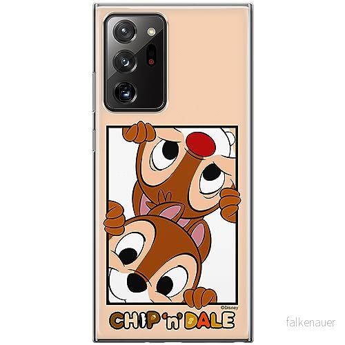 ERT GROUP mobiltelefonfodral för Samsung GALAXY NOTE 20 ULTRA originalt och officiellt licensierat Disney mönster Chip & Dale 005 anpassad till formen på mobiltelefonen, fodral tillverkad av TPU plast 5905795022457