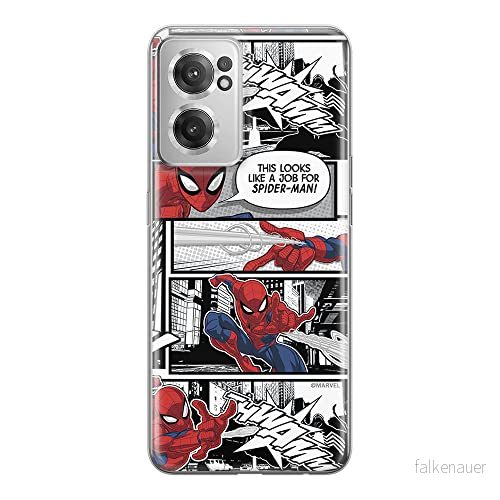 ERT GROUP mobiltelefonfodral för Oneplus NORD CE 2 originalt och officiellt licensierat Marvel mönster Spider Man 001 optimalt anpassad till formen på mobiltelefonen, fodral tillverkad av TPU plast 5905511283896