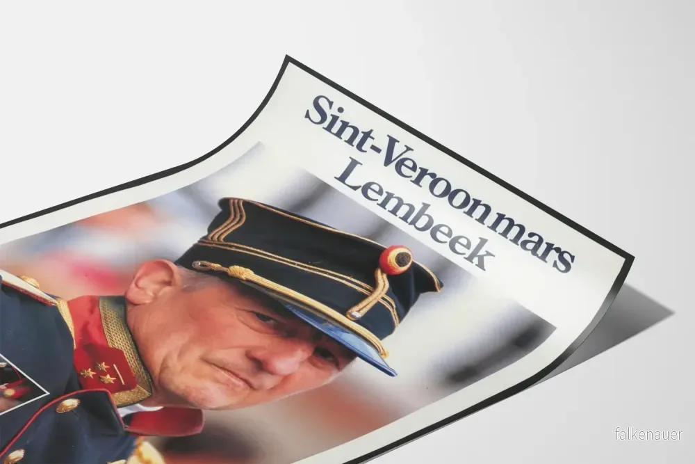 Vintageposter Sint-Veroonmars Lembeek - väggdekoration för evenemang - Bild 3