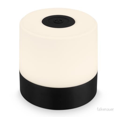 Briloner Mini LED Bordslampa - Trådlös, Dimbar, Touch - USB-C - Svart 4002707442578