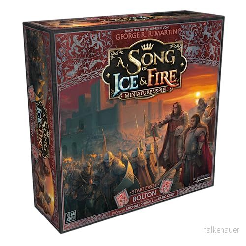 CMON, A Song of Ice & Fire Bolton, startset, tablett, 2 spelare, från 14 år, 4560 minuter, tyska 4015566604780