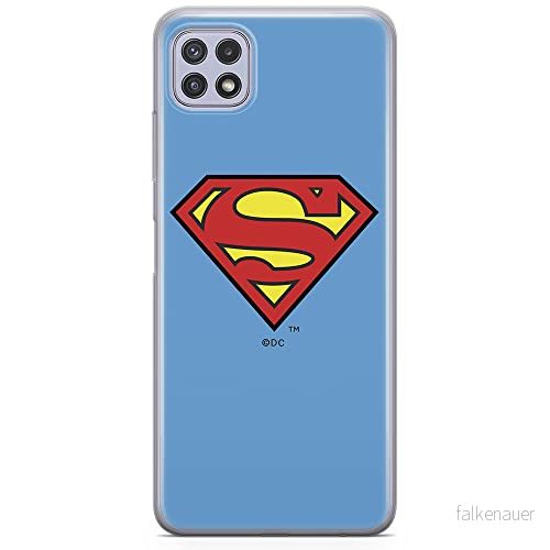 ERT GROUP mobiltelefonfodral för Samsung A22 5G originalt och officiellt licensierat DC mönster Superman 002 optimalt anpassad till formen på mobiltelefonen, fodral tillverkad av TPU plast 5903932810035