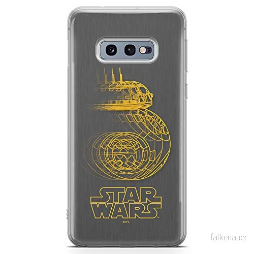 ERT GROUP mobiltelefonfodral för Samsung S10e originalt och officiellt licensierat Star Wars mönster BB 8 007 optimalt anpassad till formen på mobiltelefonen, fodral tillverkad av TPU plast 5904805506581