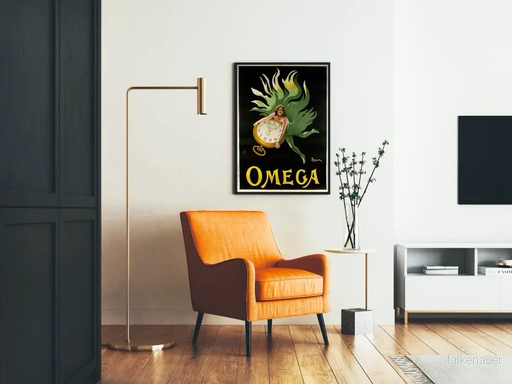Vintageaffisch Omega fickur väggdekoration - Bild 2