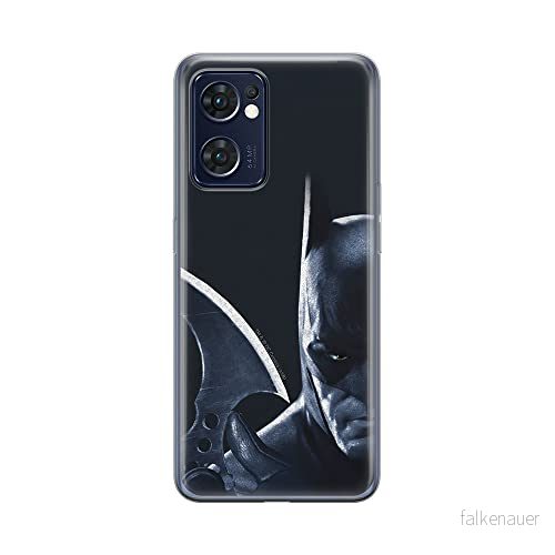 ERT GROUP mobiltelefonfodral för Oppo RENO 7 5G originalt och officiellt licensierat DC mönster Batman 020 optimalt anpassad till formen på mobiltelefonen, fodral tillverkad av TPU plast 5905511304195