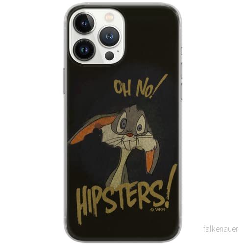 ERT GROUP mobiltelefonfodral för Apple Iphone 6/6S originalt och officiellt licensierat Looney Tunes mönster Bugs 005 Vit anpassad till formen på mobiltelefonen, fodral tillverkad av TPU plast 5903040831397