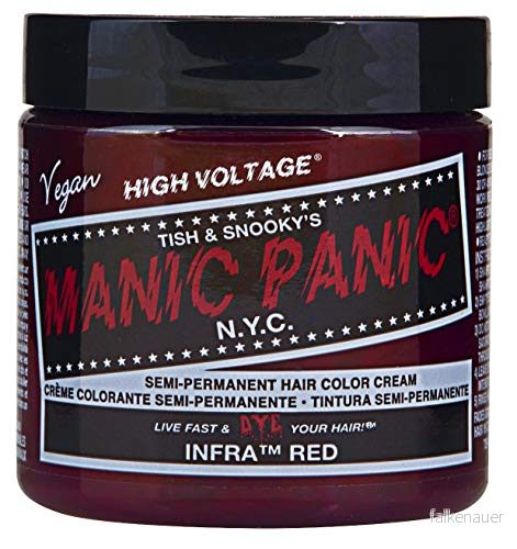 Manic Panic Infra Red Classic Creme, Vegan, Cruelty Free, Semi Permanent Hair Dye 118ml 612600110166