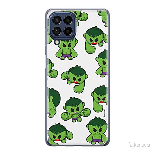 ERT GROUP mobiltelefonfodral för Samsung M33 5G originalt och officiellt licensierat Marvel mönster Hulk 006 optimalt anpassad till formen på mobiltelefonen, fodral tillverkad av TPU plast 5905511351380