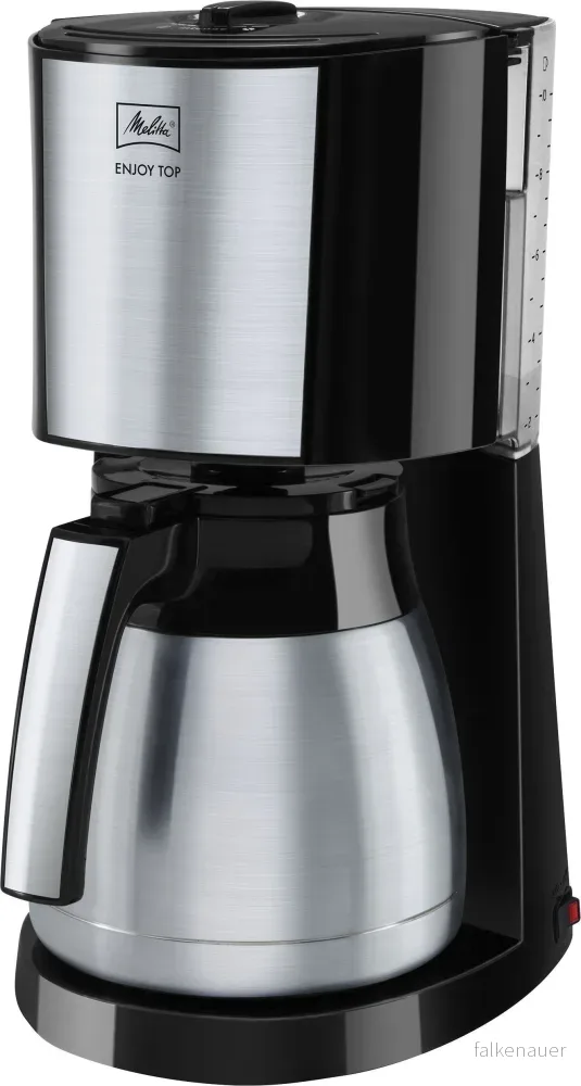 Melitta Enjoy Top Therm Kaffebryggare Svart 4006508214457 Melitta Enjoy Top Therm Kaffebryggare Svart 4006508214457