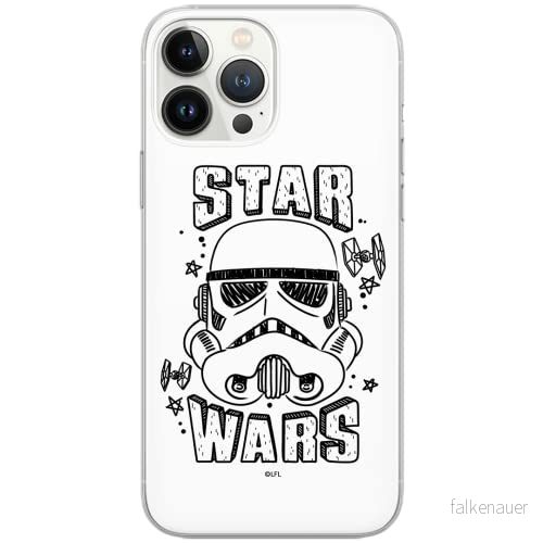 ERT GROUP mobiltelefonfodral för Samsung S21 PLUS originalt och officiellt licensierat Star Wars mönster Stormtrooper 013 anpassad till formen på mobiltelefonen, fodral tillverkad av TPU plast 5903932383843