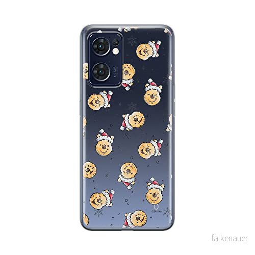 ERT GROUP mobiltelefonfodral för Oppo RENO 7 5G originalt och officiellt licensierat Disney mönster Winnie the Pooh and Friends 023 anpassad till formen på mobiltelefonen, gedeeltelijk transparant 5905511309053