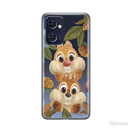 ERT GROUP mobiltelefonfodral för Oppo RENO 7 5G originalt och officiellt licensierat Disney mönster Chip & Dale 002 optimalt anpassad till formen på mobiltelefonen, gedeeltelijk transparant 5905511302726