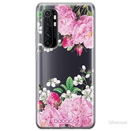 ERT GROUP mobiltelefonfodral för Xiaomi MI NOTE 10 Lite originalt och officiellt licensierat Babaco mönster Flowers 046 optimalt anpassad till formen på mobiltelefonen, gedeeltelijk transparant 5905131331342