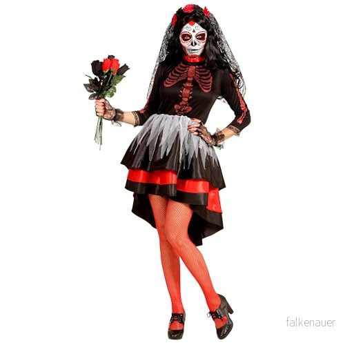 ”DIA DE LOS MUERTOS BRRIDE” (klänning, blomslöja) (L) 8003558059935 ”DIA DE LOS MUERTOS BRRIDE” (klänning, blomslöja) (L) 8003558059935