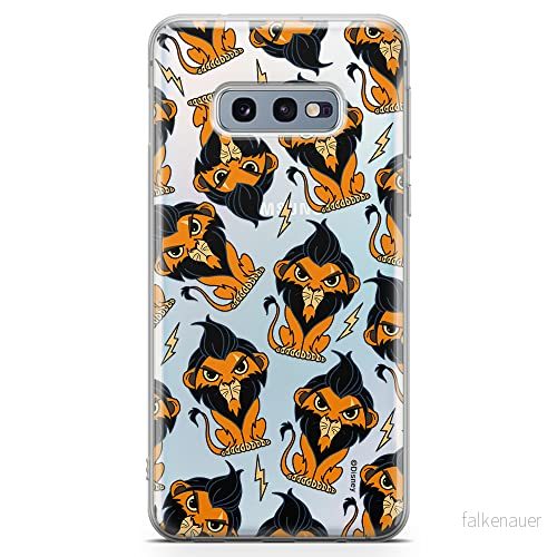 ERT GROUP mobiltelefonfodral för Samsung S10e originalt och officiellt licensierat Disney mönster Scar 002 optimalt anpassad till formen på mobiltelefonen, gedeeltelijk transparant 5905131436405