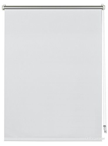 Deco Company rullgardin med termisk baksida, Kläms fast, Maximalt ljusreflekterande, Energibesparande, Ogenomskinlig, Monteringssats ingår, Vit, 55 x 150 cm (BxH) 4003018328179