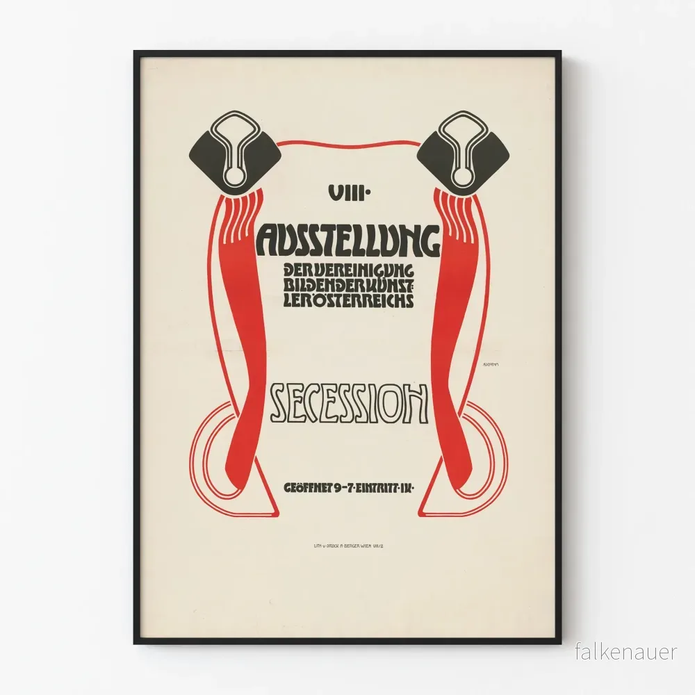 Postersektionen Österrikisk konstnär VIII:e utställningen