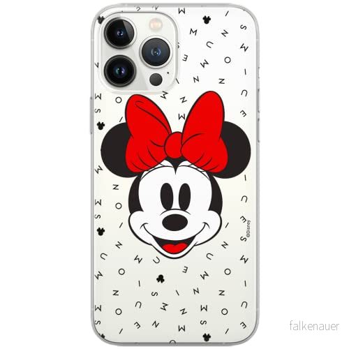 ERT GROUP mobiltelefonfodral för Huawei P30 originalt och officiellt licensierat Disney mönster Minnie 056 Vit optimalt anpassad till formen på mobiltelefonen, gedeeltelijk transparant 5903537569437