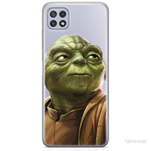 ERT GROUP mobiltelefonfodral för Samsung A22 5G originalt och officiellt licensierat Star Wars mönster Yoda 006 optimalt anpassad till formen på mobiltelefonen, gedeeltelijk transparant 5903932827385