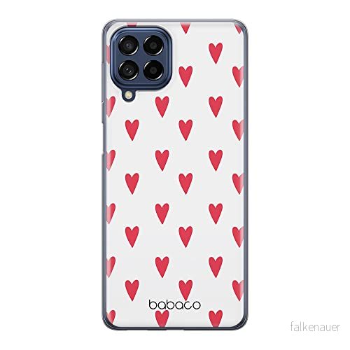 ERT GROUP mobiltelefonfodral för Samsung M33 5G originalt och officiellt licensierat Babaco mönster Hearts 004 optimalt anpassad till formen på mobiltelefonen, gedeeltelijk transparant 5905511356132