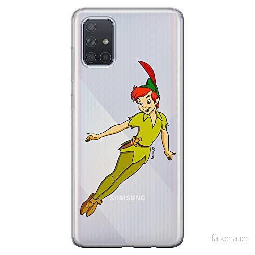 ERT GROUP mobiltelefonfodral för Samsung A71 originalt och officiellt licensierat Disney mönster Peter Pan 001 optimalt anpassad till formen på mobiltelefonen, gedeeltelijk transparant 5905131144102