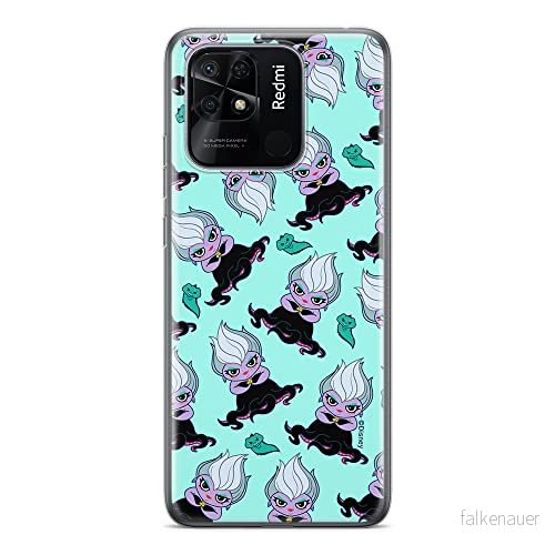 ERT GROUP mobiltelefonfodral för Xiaomi REDMI 10C originalt och officiellt licensierat Disney mönster Ursula 005 optimalt anpassad till formen på mobiltelefonen, fodral tillverkad av TPU plast 5905511549688