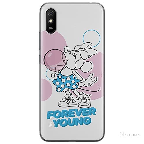 ERT GROUP mobiltelefonfodral för Xiaomi REDMI 9A originalt och officiellt licensierat Disney mönster Minnie 055 optimalt anpassad till formen på mobiltelefonen, fodral tillverkad av TPU plast 5903040272220