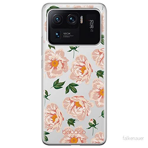 ERT GROUP mobiltelefonfodral för Xiaomi MI 11 ULTRA originalt och officiellt licensierat Babaco mönster Flowers 014 optimalt anpassad till formen på mobiltelefonen, gedeeltelijk transparant 5903932716566