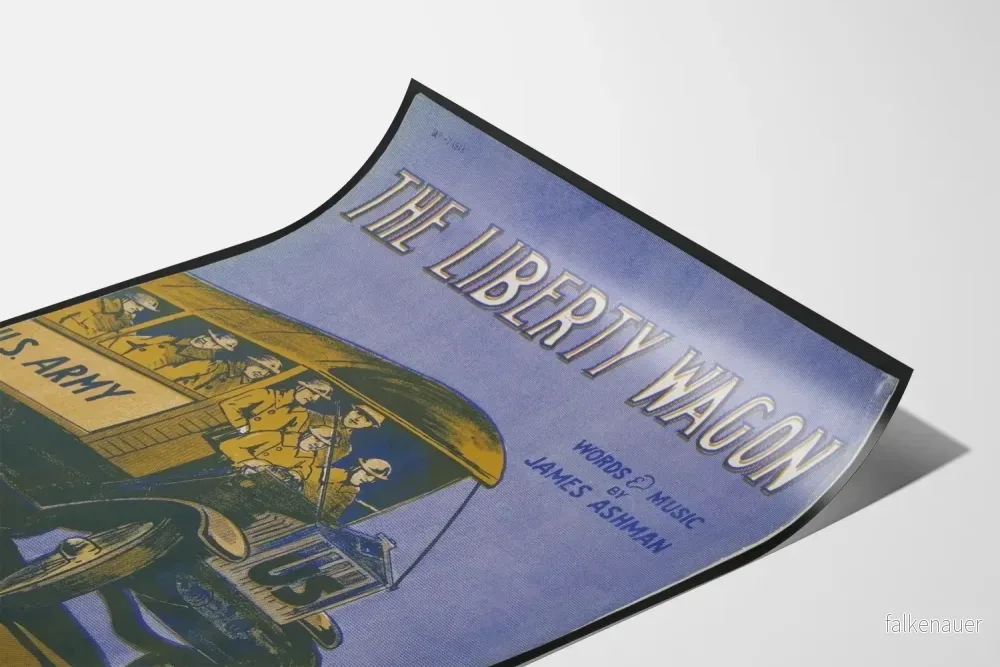 Vintageposter The Liberty Wagon U.S. Army - Bild 3