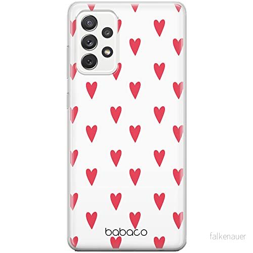 ERT GROUP mobiltelefonfodral för Samsung A53 5G originalt och officiellt licensierat Babaco mönster Hearts 004 optimalt anpassad till formen på mobiltelefonen, gedeeltelijk transparant 5904805337215