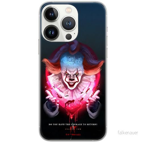 ERT GROUP mobiltelefonfodral för Huawei P20 originalt och officiellt licensierat Horror mönster It 020 Vit optimalt anpassad till formen på mobiltelefonen, fodral tillverkad av TPU plast 5905131999023