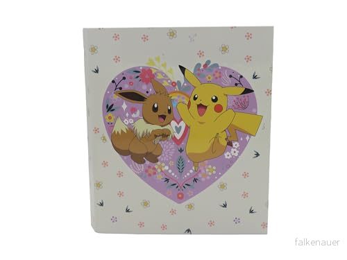 CyP Brands Pokemon, mapp, arkivapparat, bindemedel, ringpärm och blomsamling, krämfärg, officiell produkt 8426842111551