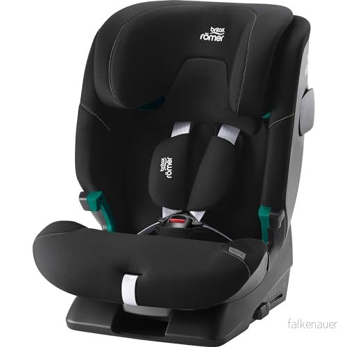 BRITAX RÖMER Bilbarnstol ADVANSAFIX 2 Z LINE, för barn från 76 150 cm (i Size) med och utan ISOFIX, 15 månader till 12 år, Space Black 4000984901412