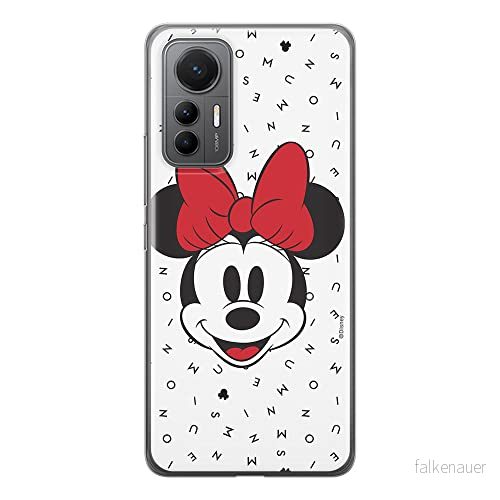 ERT GROUP mobiltelefonfodral för Xiaomi 12 LITE originalt och officiellt licensierat Disney mönster Minnie 056 optimalt anpassad till formen på mobiltelefonen, fodral tillverkad av TPU plast 5905511499976
