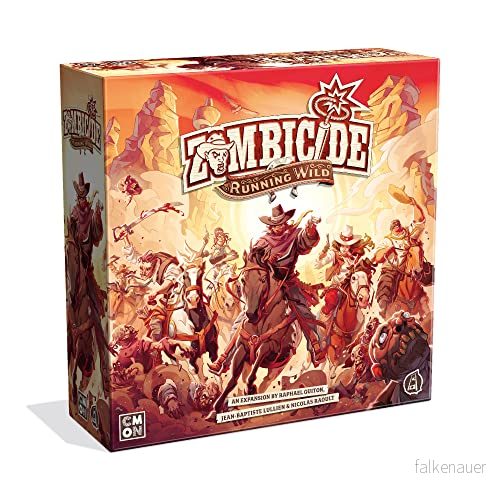Zombicide: Undead or Alive brädspel Running Wild Expansion, strategibrädspel, kooperativt spel för vuxna, zombiebrädspel, genomsnittlig speltid 1 timme, tillverkad av CMON 889696013552 Zombicide: Undead or Alive brädspel Running Wild Expansion, strategibrädspel, kooperativt spel för vuxna, zombiebrädspel, genomsnittlig speltid 1 timme, tillverkad av CMON 889696013552