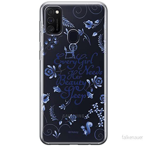 ERT GROUP mobiltelefonfodral för Samsung M21 originalt och officiellt licensierat Disney mönster Aurora 002 optimalt anpassad till formen på mobiltelefonen, gedeeltelijk transparant 5903537832326