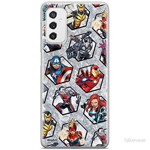 ERT GROUP mobiltelefonfodral för Samsung M52 5G originalt och officiellt licensierat Marvel mönster Avengers 023 optimalt anpassad till formen på mobiltelefonen, fodral tillverkad av TPU plast 5904805492297