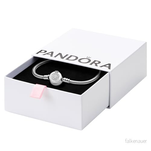 Pandora Signature trippelbands 14k roséguldpläterad ring med korsande pavé och klar kubisk zirkonia, 48 5700302886474