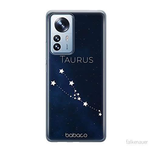 ERT GROUP mobiltelefonfodral för Xiaomi 12 / 12X originalt och officiellt licensierat Babaco mönster Zodiac Constellation 002 anpassad till formen på mobiltelefonen, fodral tillverkad av TPU plast 5905511486051